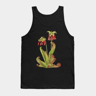 Parrot Pitcherplant - Sarracenia Psittacina - Walcott - Botanical Illustration Tank Top